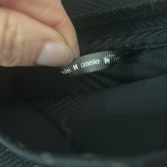 Oiselle Cropped Long Sleeve Run Top Sz M - Picture 3 of 8